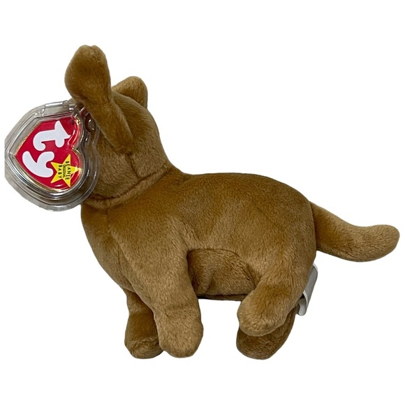 Ty Beanie Baby TINY the Dog 5" Plush Toy 1999 Rare Retired New With Tags! - Picture 3 of 7